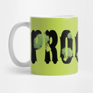 Proggolli - broccoli vegetarian, veggie birthday gift shirt Mug